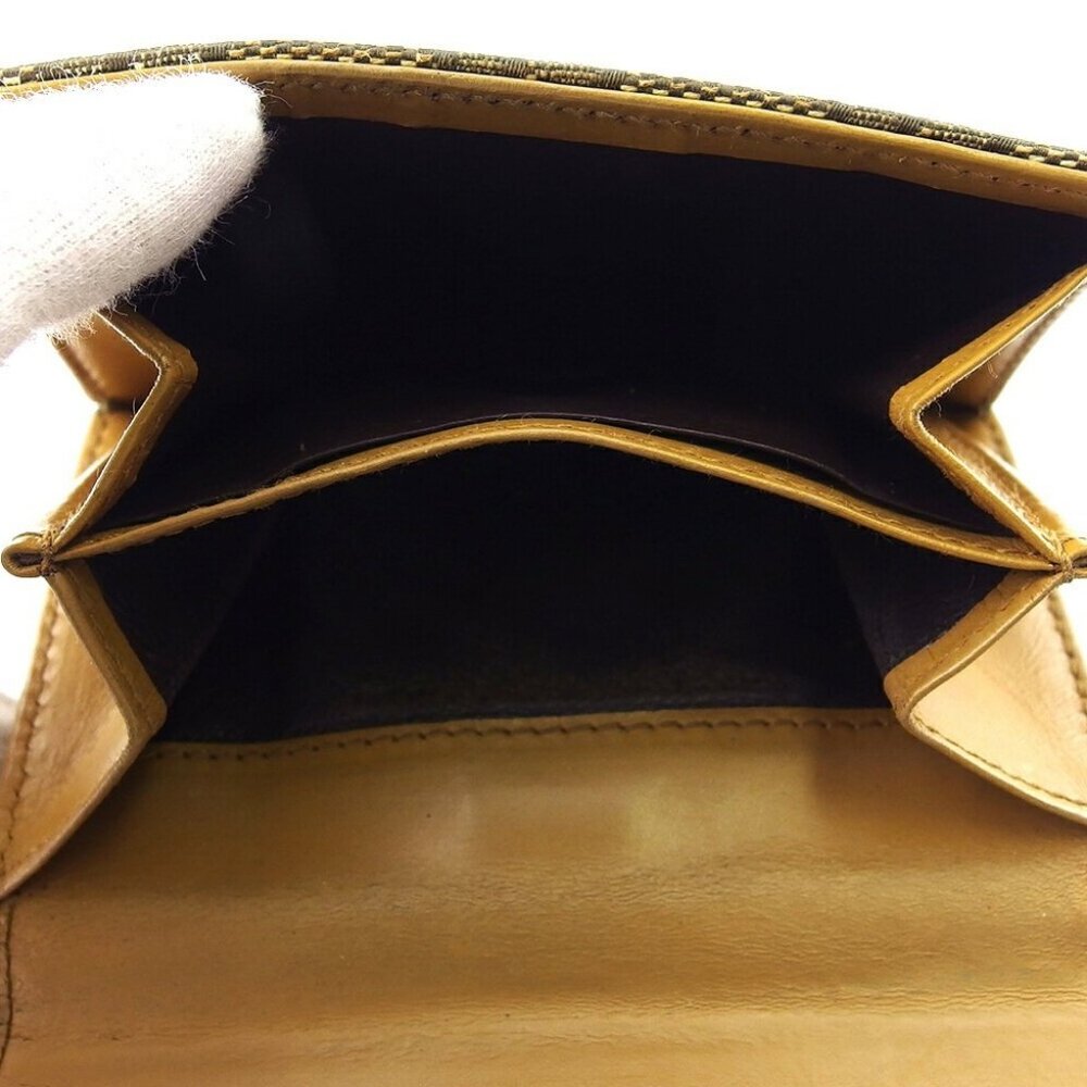 GUCCI Bifold Wallet Beige Brown Red Women Authentic secondhand - Picture 10 of 11